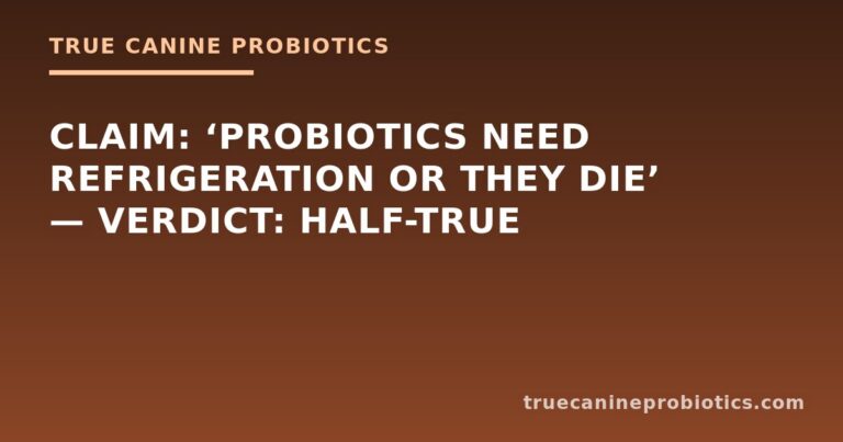 Claim: ‘Probiotics Need Refrigeration or They Die’ — Verdict: Half-True