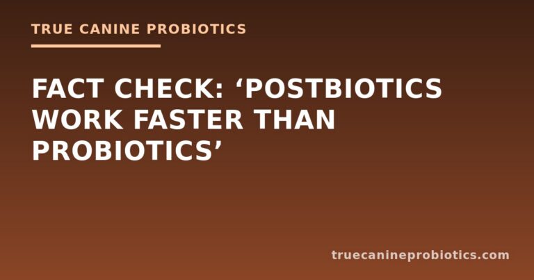 Fact Check: ‘Postbiotics Work Faster Than Probiotics’