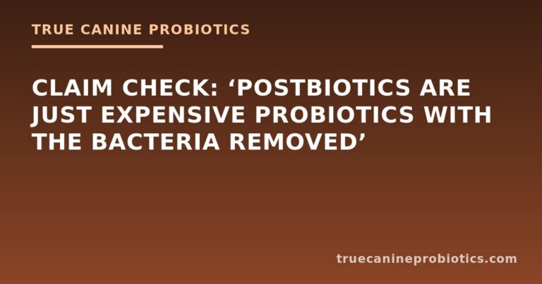 Claim Check: ‘Postbiotics Are Just Expensive Probiotics With the Bacteria Removed’